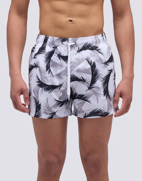BAÑADOR CORTO DE CINTURA ELÁSTICA CON ESTAMPADO DARFEATHER