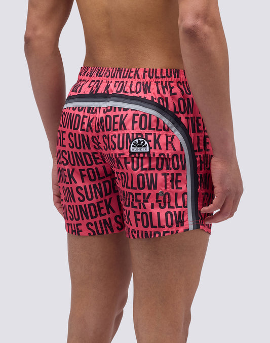 COSTUME DA BAGNO CORTO VITA ELASTICATA PAYOFF WRITINGS