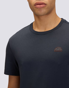 T-SHIRT A TINTA UNITA IN COTONE PIMA