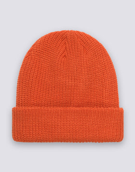 BONNET POUR ENFANT À CÔTES AVEC LOGO