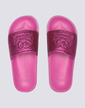 MINI HANALEI - GLITTER EFFECT SLIPPER SANDALS