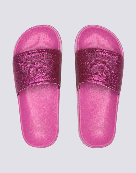 MINI HANALEI - GLITTER EFFECT SLIPPER SANDALS