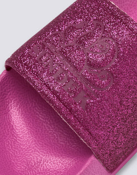 MINI HANALEI - GLITTER EFFECT SLIPPER SANDALS