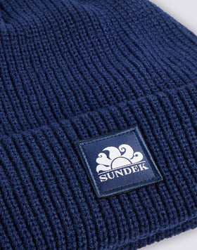 RIB KNITTED BEANIE