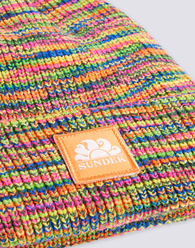 RIB KNITTED BEANIE