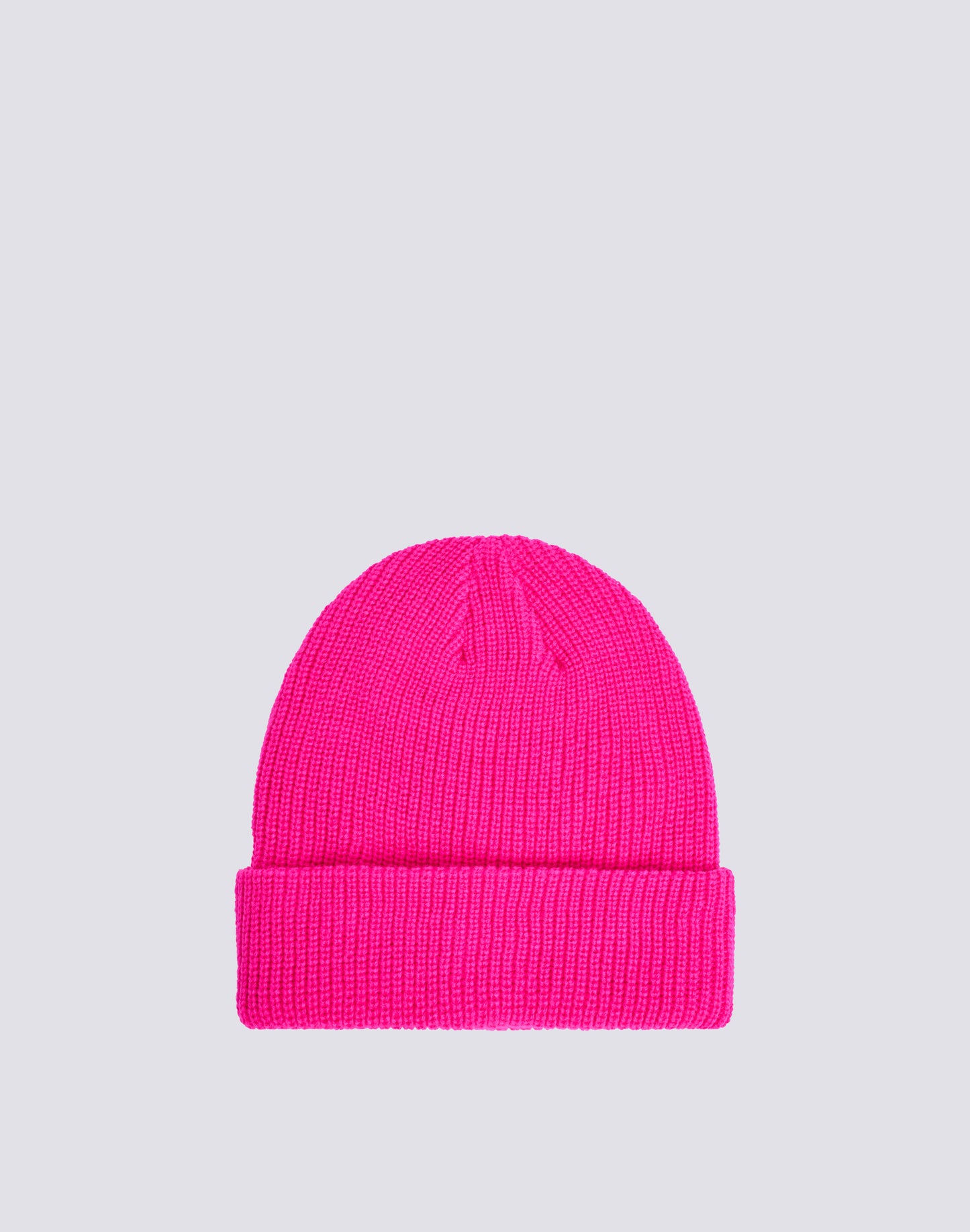 RIB KNITTED BEANIE