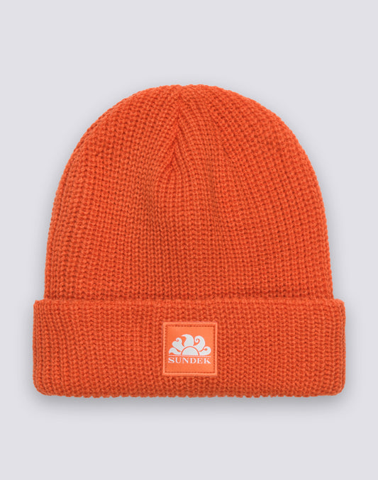 RIB KNITTED BEANIE