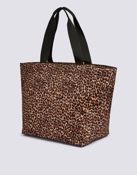 SAC TOTE REGULAR À MOTIF LÉOPARD
