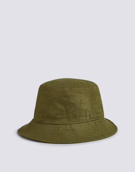 BUCKET HAT WITH EMBROIDERED LOGO