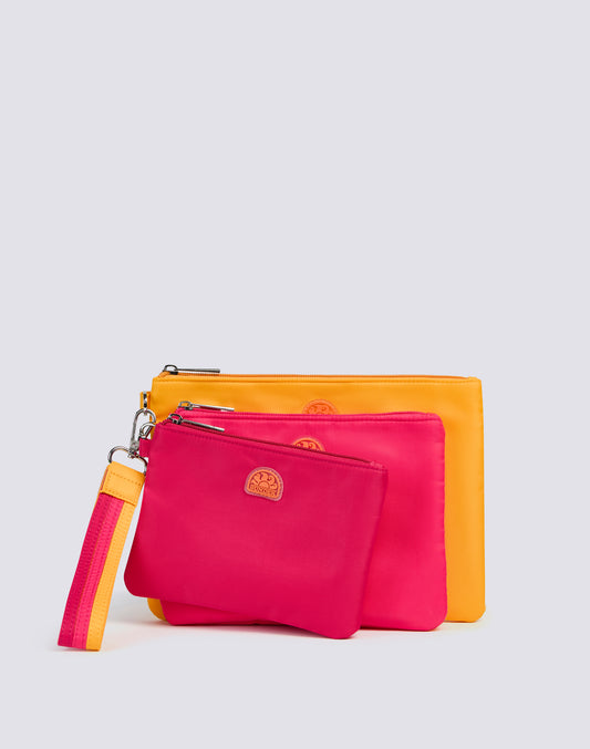 HAN - MINI POCHETTE À 3 AVEC PORTE-CLÉS