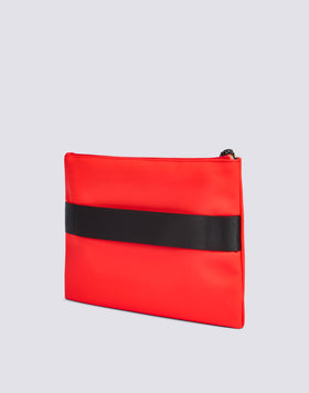 CLUTCH BAG WITH RAINBOW ZIP