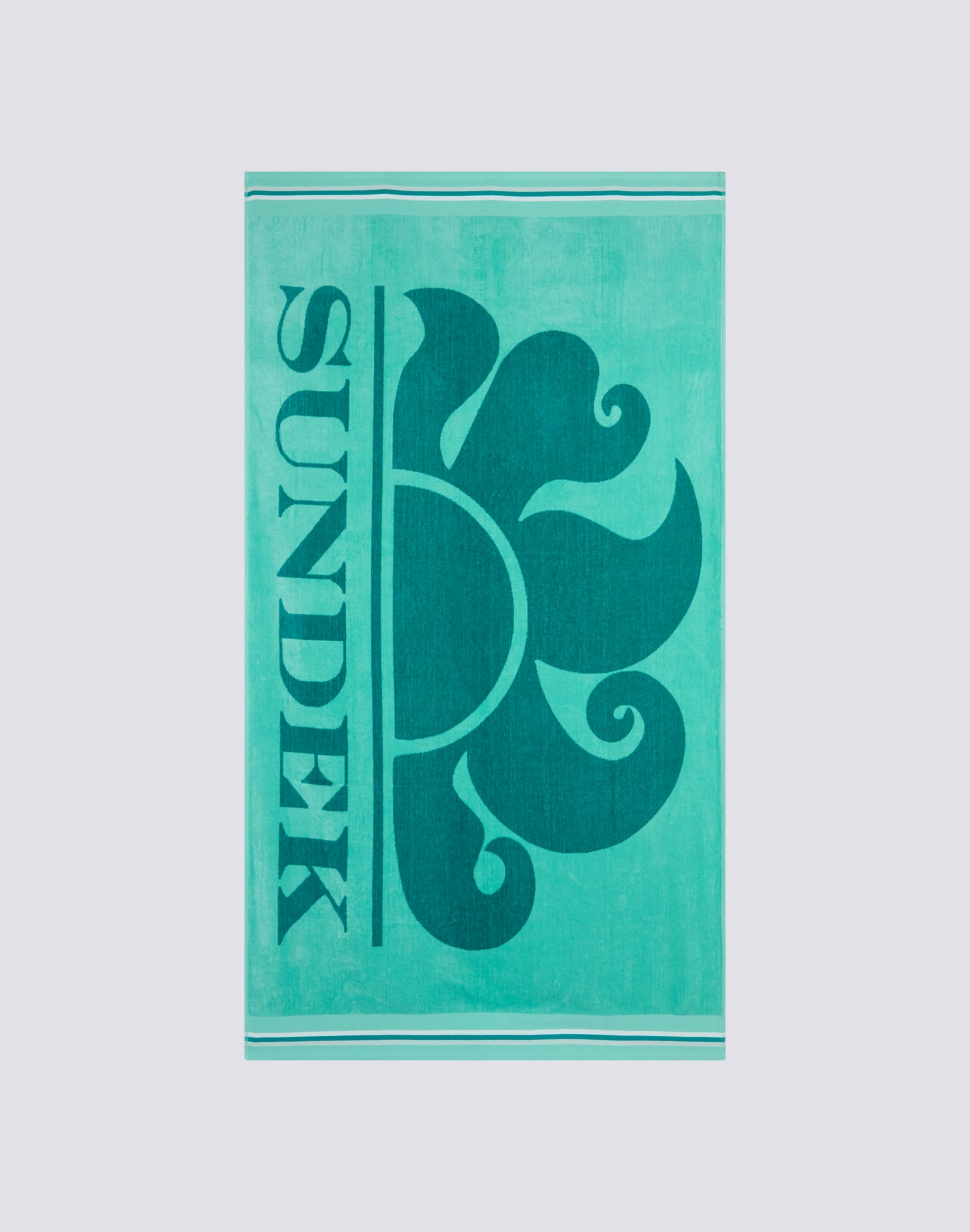 NEW CLASSIC - JACQUARD BEACH TOWEL WITH LOGO