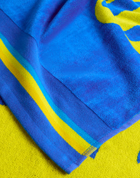 NEW CLASSIC - TELO MARE JACQUARD CON LOGO