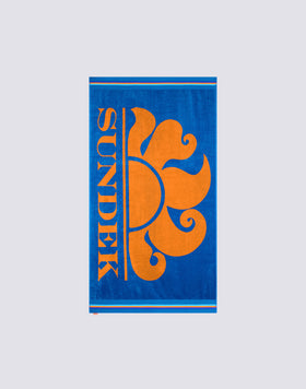 NEW CLASSIC - JACQUARD BEACH TOWEL WITH LOGO
