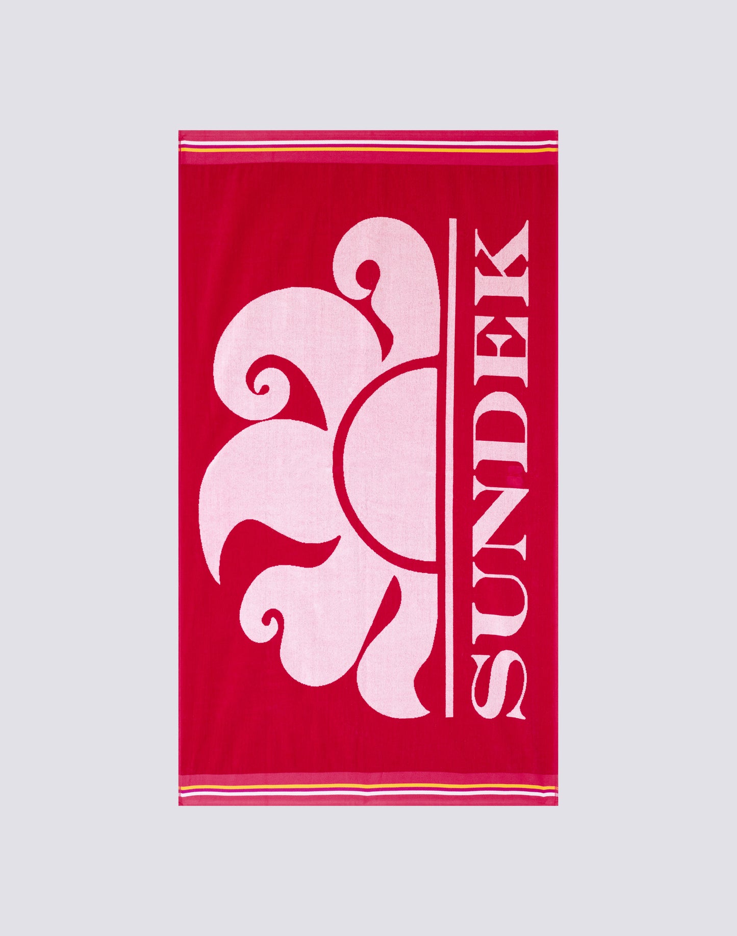 NEW CLASSIC - JACQUARD BEACH TOWEL WITH LOGO