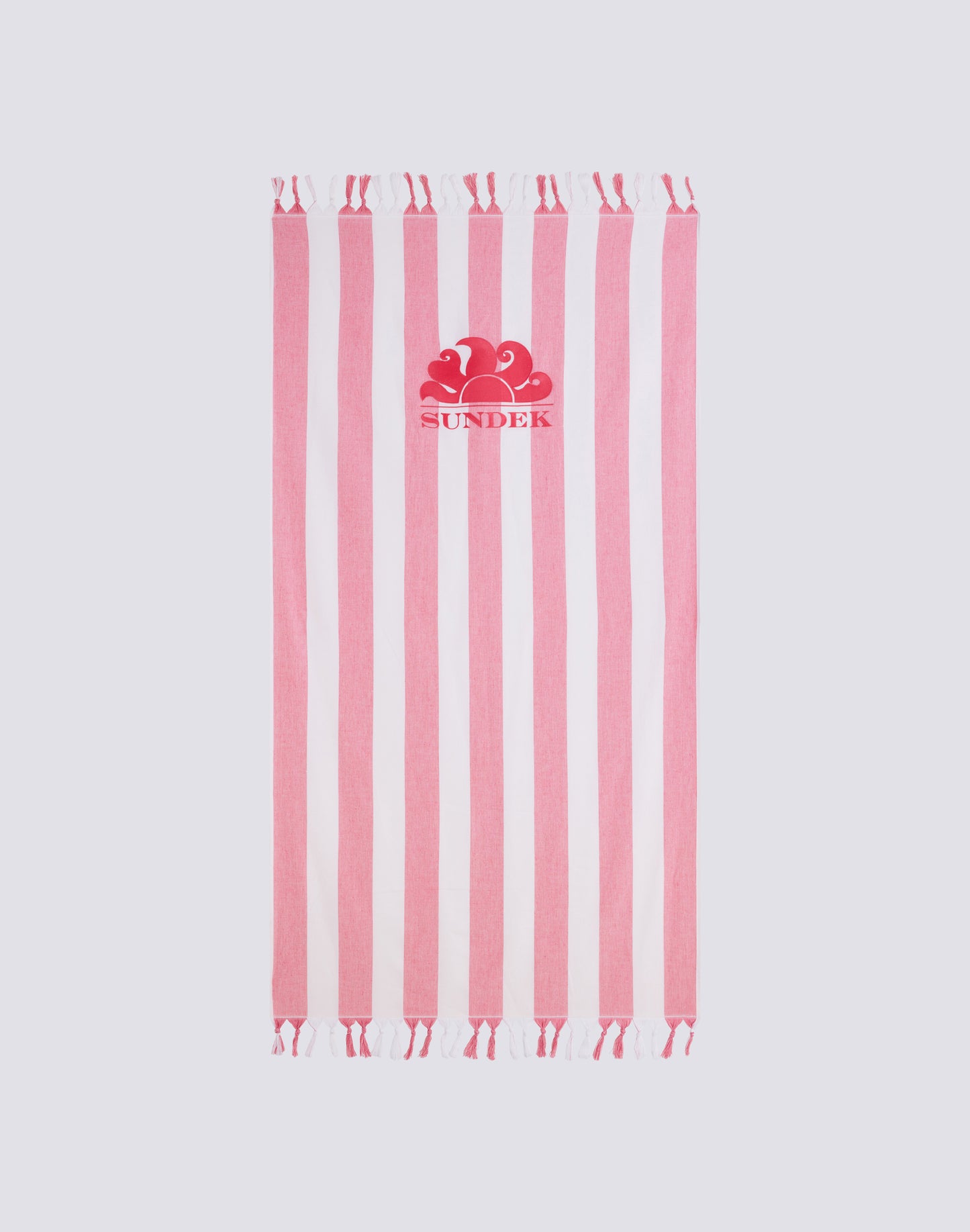 BEACH TOWEL FOUTA JACQUARD WITH LOGO