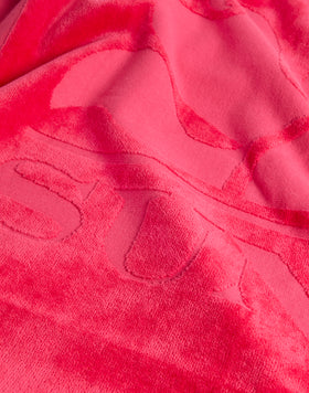 TELO IN SPUGNA JACQUARD CON LOGO E CORNICE
