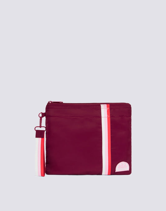 LUDWIG - CLUTCH BAG WITH RAINBOW DETAIL