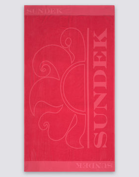 TELO MARE JACQUARD CON LOGO