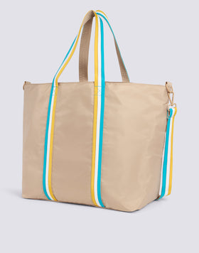 BON - BORSA MARE CON DETTAGLI ARCOBALENO