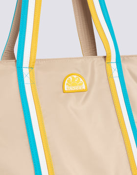 BON - BORSA MARE CON DETTAGLI ARCOBALENO