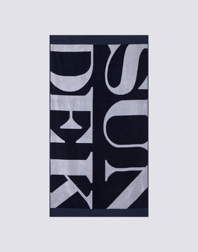 TERRYING BEACH TOWEL WITH MAXI LOGO