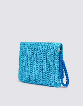 GABI - PAPER STRAW CLUTCH BAG