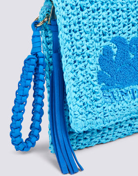 GABI - PAPER STRAW CLUTCH BAG