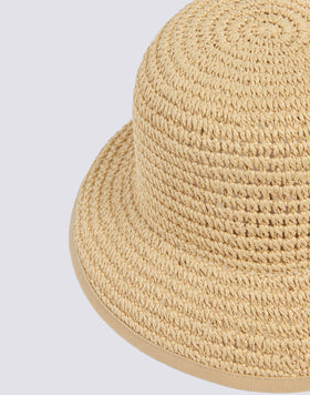 RIGID STRAW FISHERMAN'S HAT