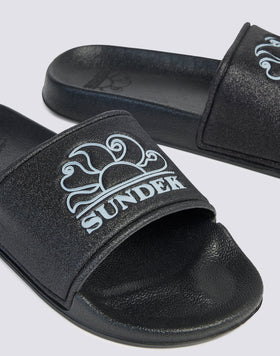 HANALEI - MULES À BANDE AVEC EFFET PAILLETTES