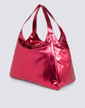 LAMINATED SHOPPING BAG WITH LOGO
