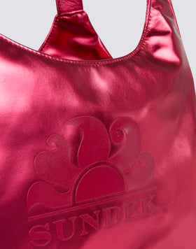LAMINATED SHOPPING BAG WITH LOGO