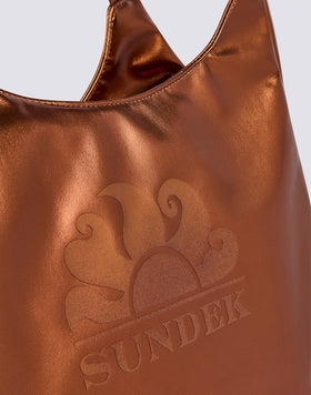 SAC SHOPPER LAMINÉ AVEC LOGO