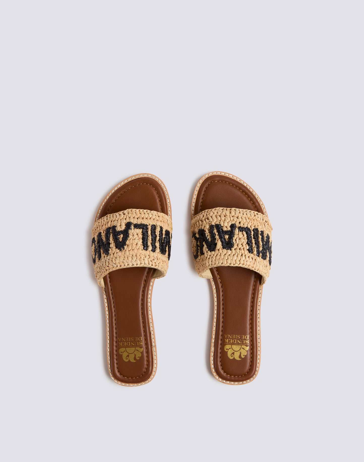 MILAN RAFFIA BAND SLIPPERS