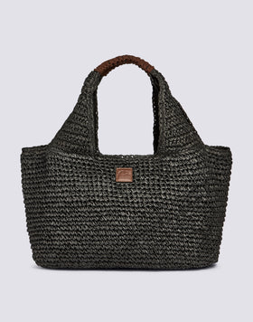 MAXI BAG IN WOVEN PAPER STRAW