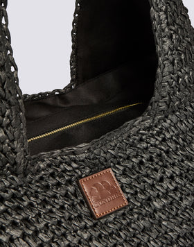 MAXI BAG IN WOVEN PAPER STRAW