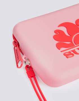 MINI RUBBER CLUTCH BAG WITH LOGO