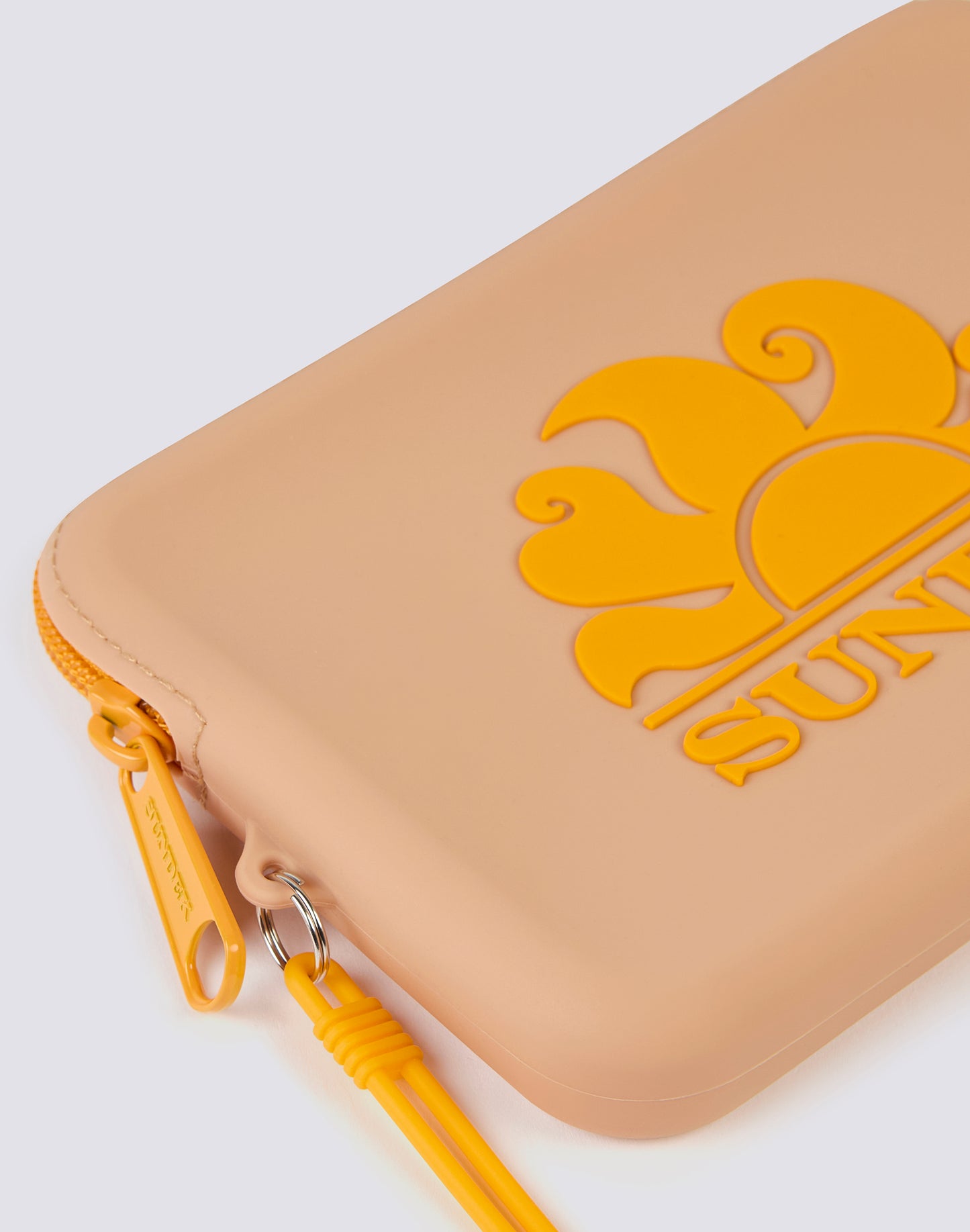 MINI RUBBER CLUTCH BAG WITH LOGO