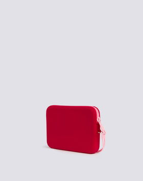 MINI RUBBER CLUTCH BAG WITH LOGO