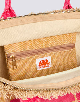 STONE-WASHED TOTE BAG