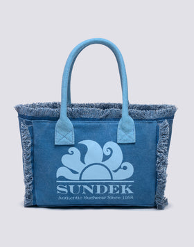 TOTE BAG REGULAR EFFET STONE WASHED