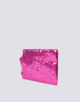 CHER - SEQUINED CLUTCH BAG