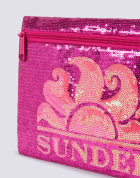 CHER - SEQUINED CLUTCH BAG