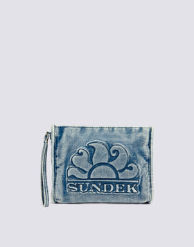 POCHETTE EN TOILE DE COTON TEINTÉE