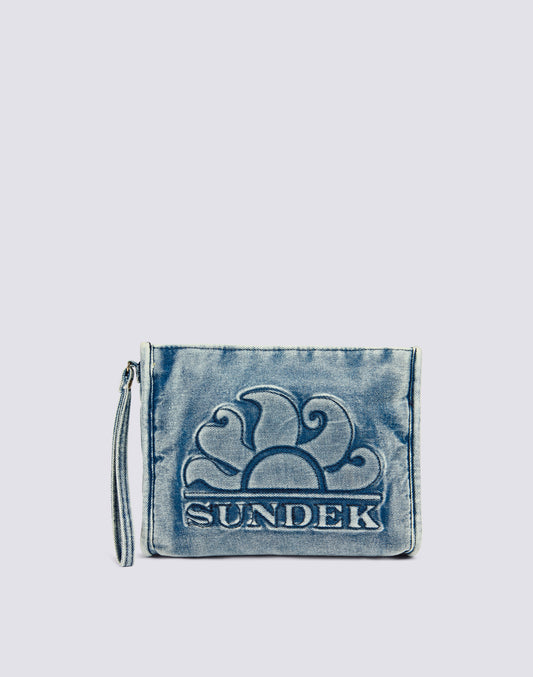 POCHETTE EN TOILE DE COTON TEINTÉE