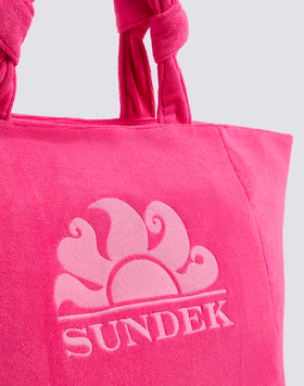 TERRY CLOTH TOTE BAG