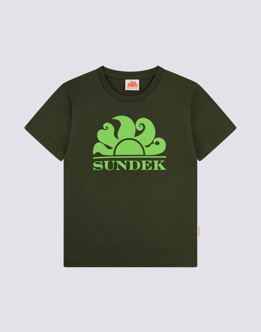 MINI NEW SIMEON LOGO T-SHIRT GIROCOLLO