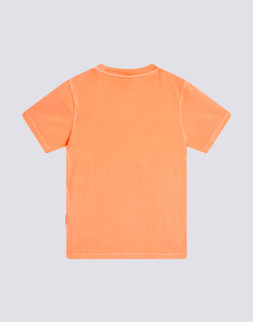 T-SHIRT MANICA CORTA IN COTONE SOVRATINTO