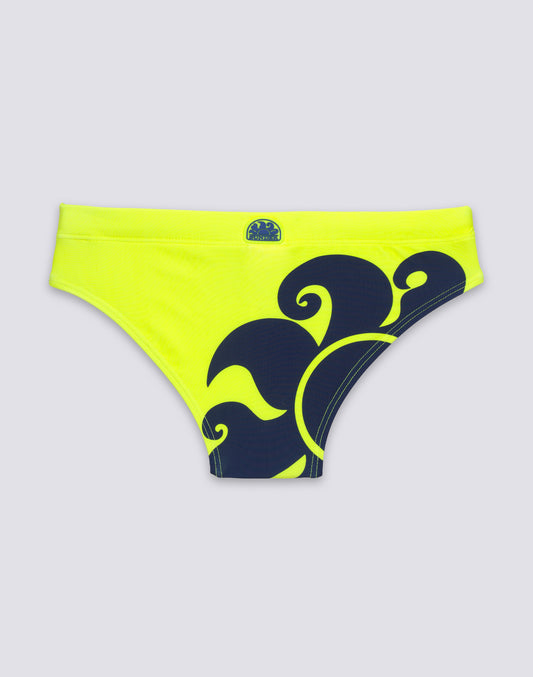 LEONARDO MINI SWIM TRUNKS WITH LOGO PRINT