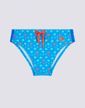 SLIP DE BAIN MINI DIWALTER IMPRIMÉ PALMAS